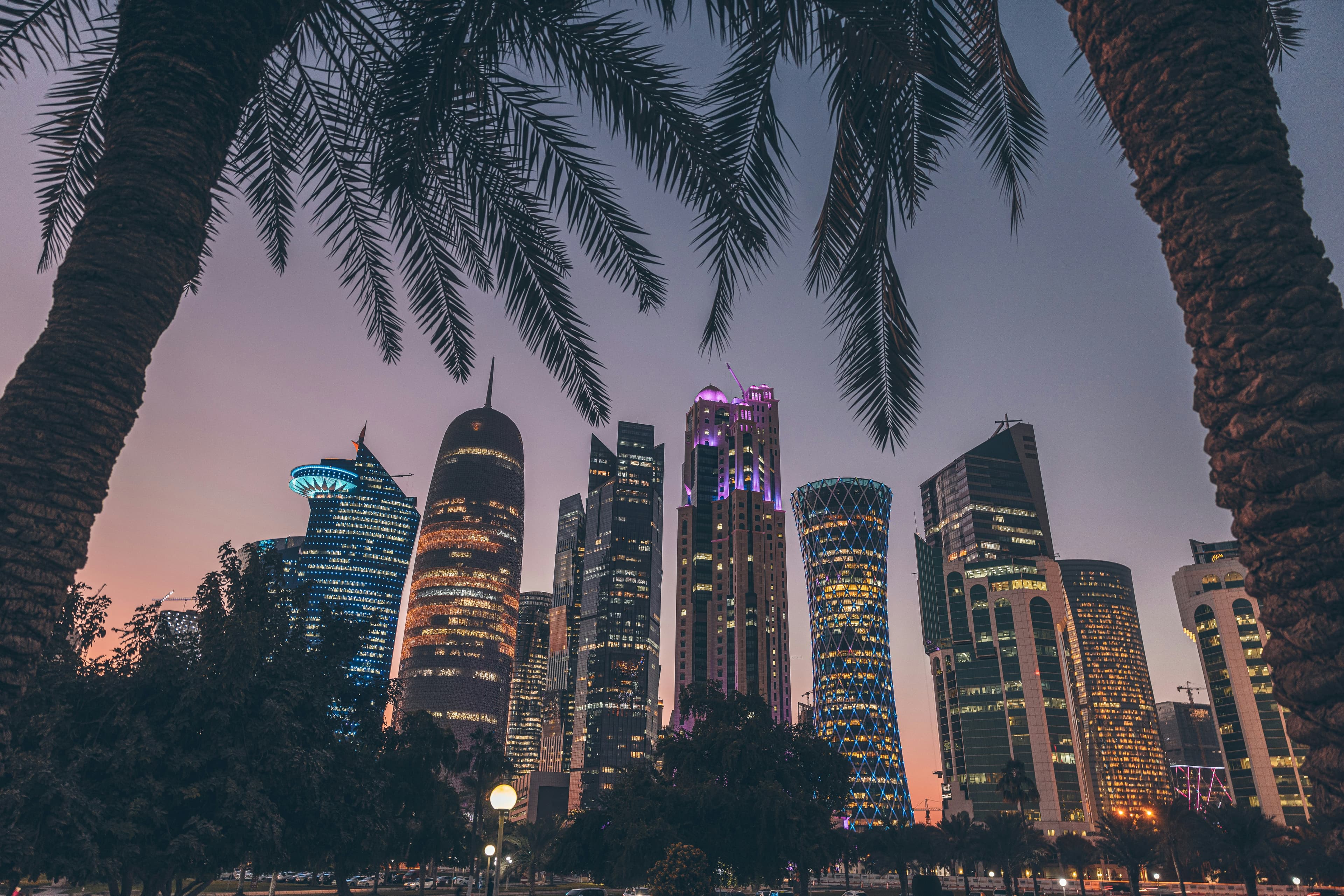 Doha skylines
